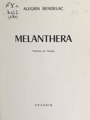cover image of Melanthera